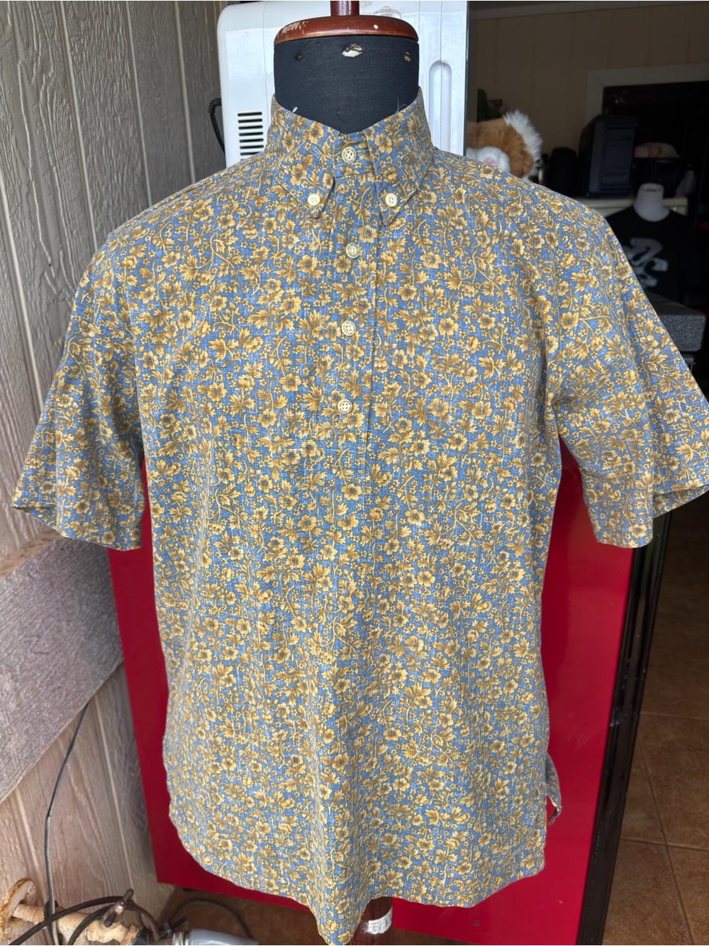 PreOwned Reyn Spooner Hawaiian Print Multicolored Pullover Men's Small